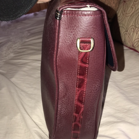 New old stock leather and moc croc briefcase - Picture 3 of 7